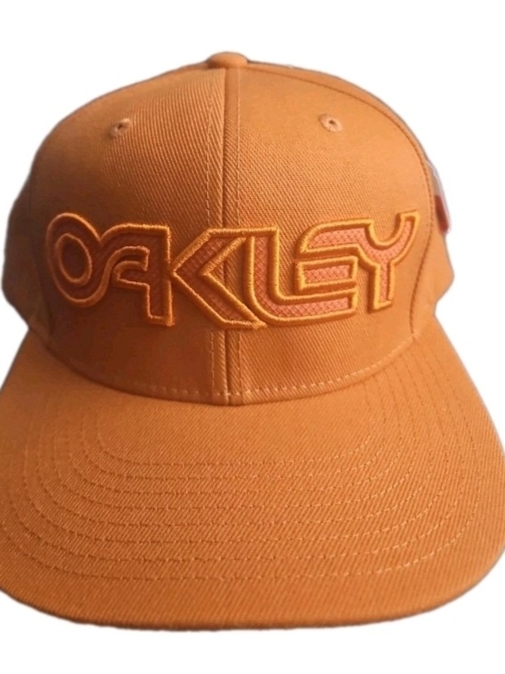 Oakley Orange Snapback Hat Polyester